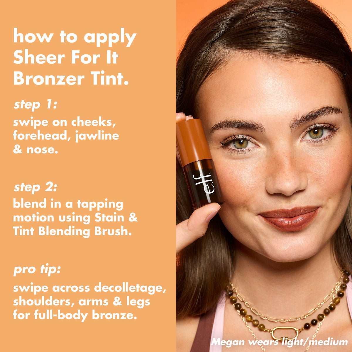 Sheer For It Bronzer Tint - Light/Medium Golden